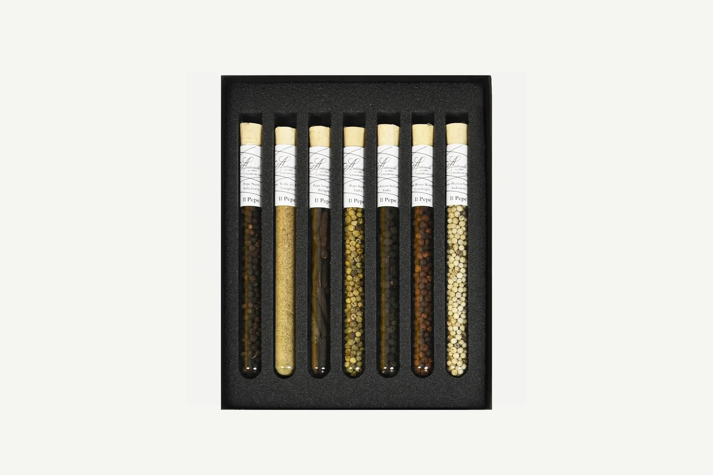 PEPE DAL MONDO IN FIALE COLLECTION x 7 1 Confezione regalo gourmet sale e olio per 10