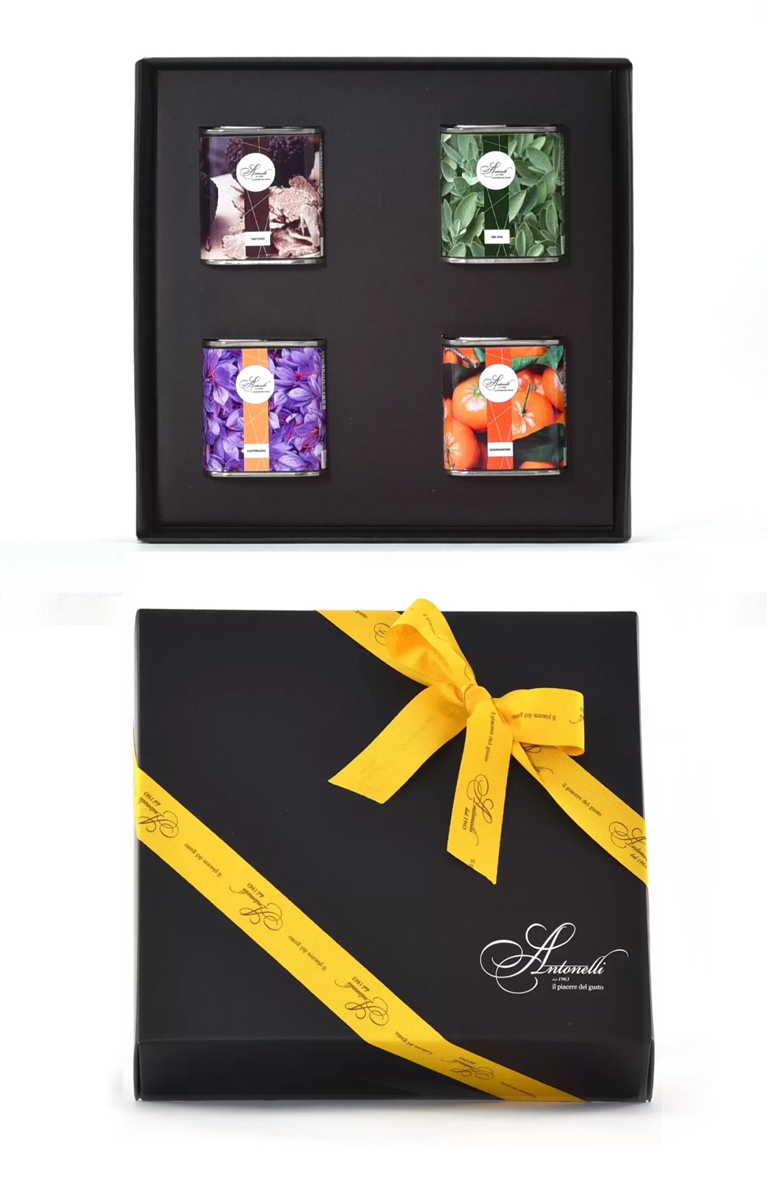 Confezione regalo oli aromattizzati per 4 1 Confezione regalo oli aromattizzati per 4
