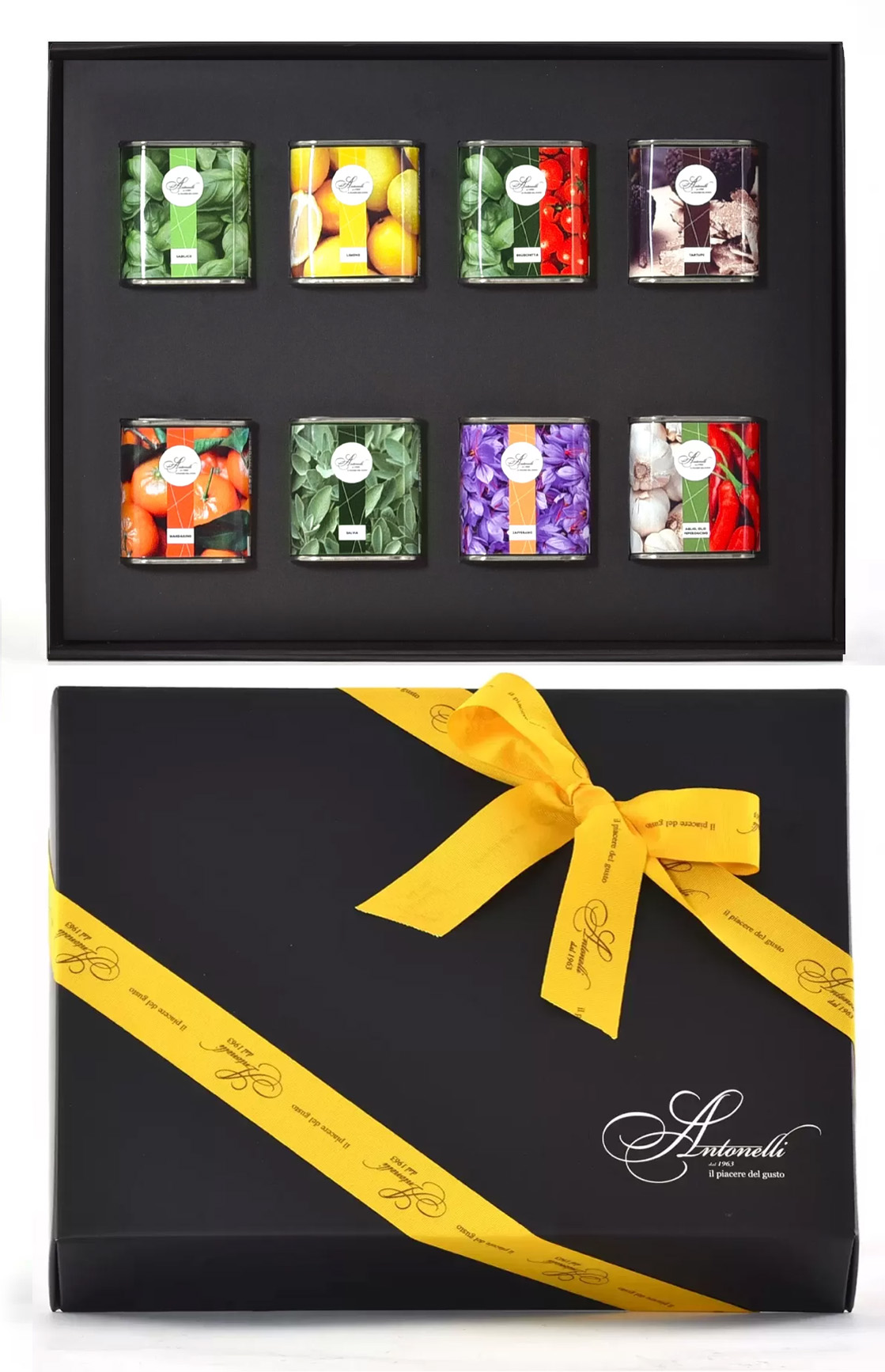 Confezione regalo oli aromatizzati per 8 1 Confezione regalo oli aromatizzati per 8